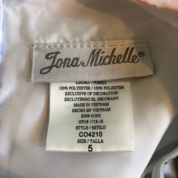 Jona Michelle Beautiful Floral Striped Dress - Picture 6 of 6